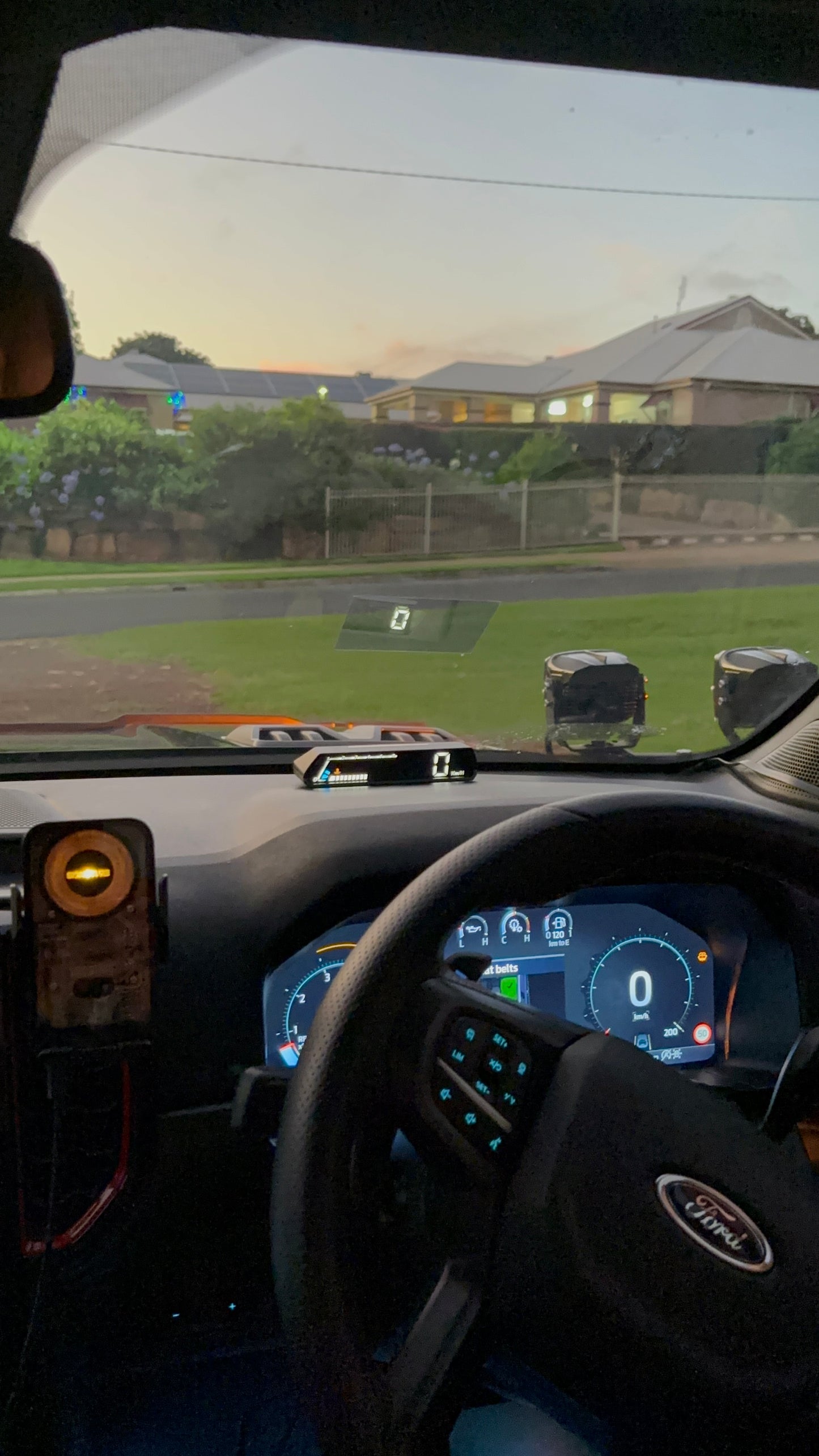 OBD2 Head Up Display Dual Screen