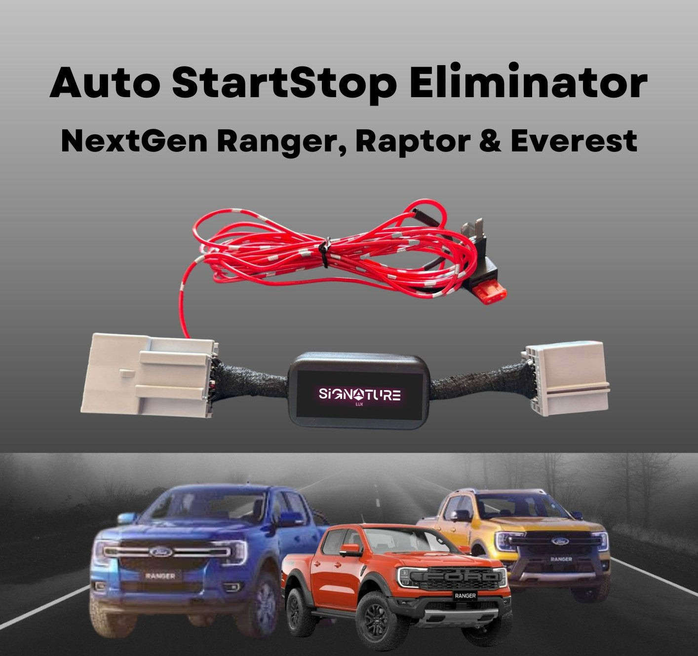 Auto StartStop Eliminator for Ford Next Generation 2022+ (Ranger, Raptor & Everest)