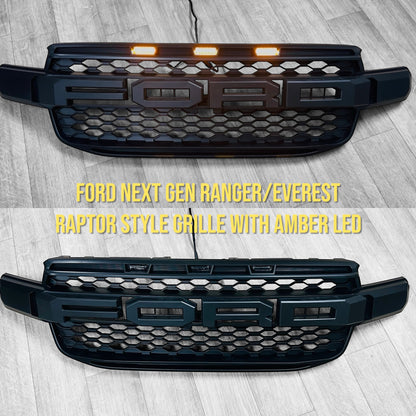 Ford Next Gen Ranger/Everest: “Parrilla estilo Raptor con LED ámbar”