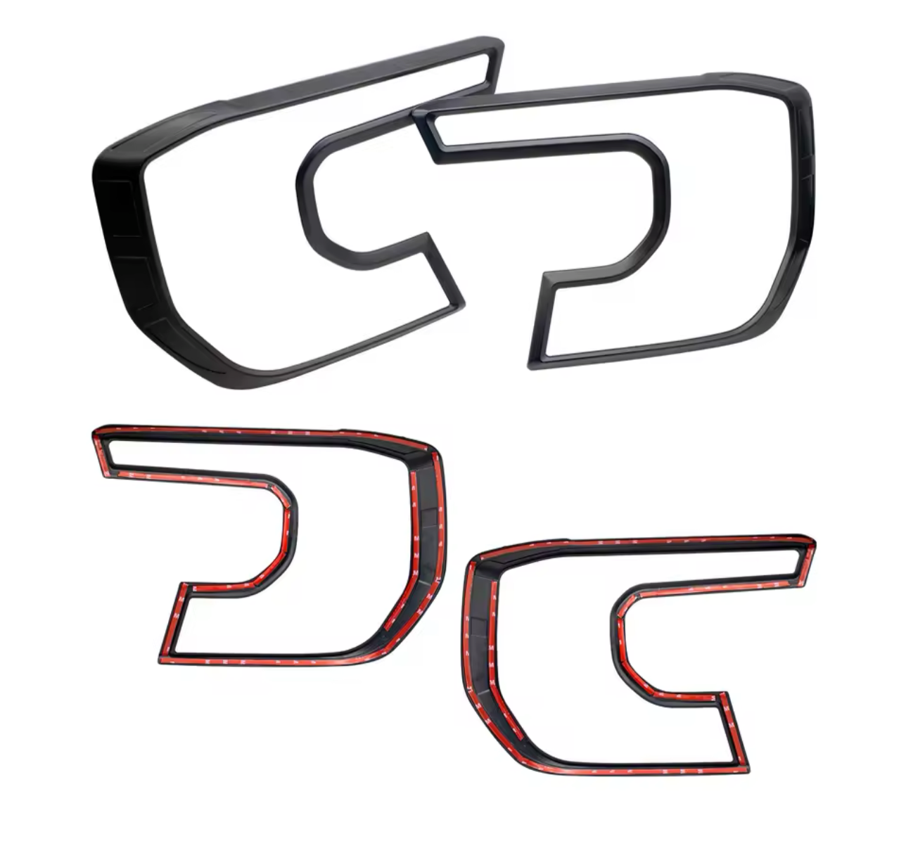 Headlight Trim Cover - Matte Black (2pcs)