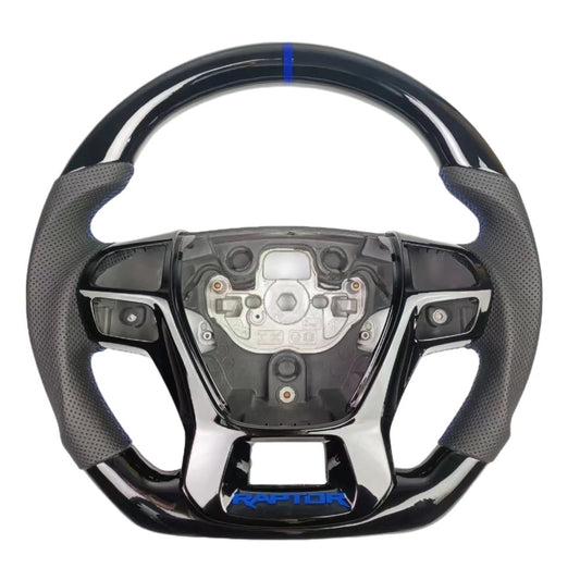 FORD Ranger  Raptor (2015-2024)- Carbon Fiber+Leather Steering Wheel