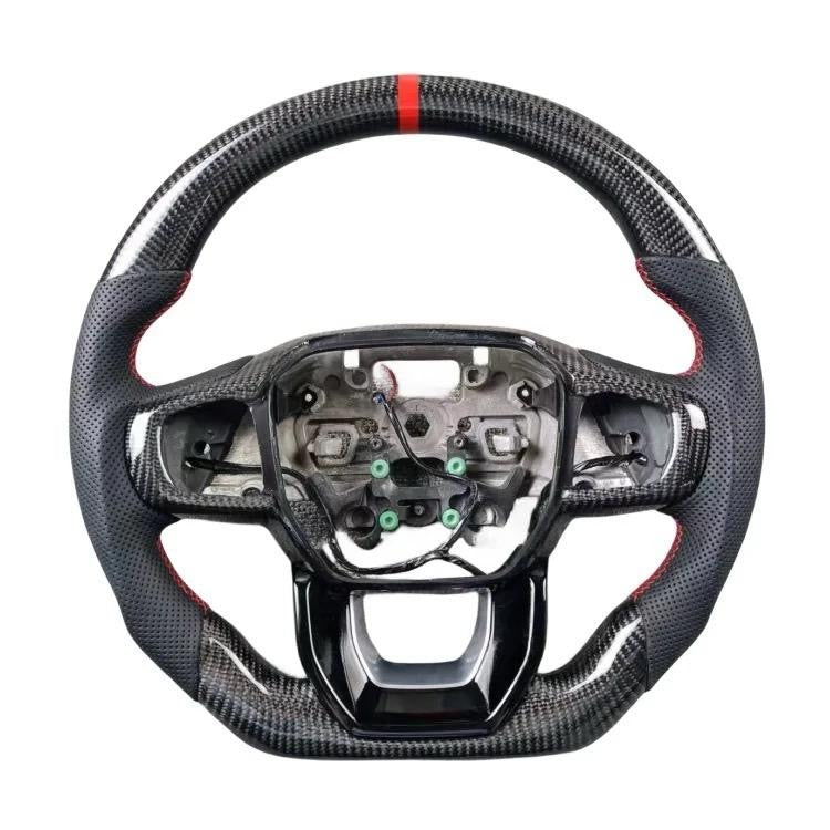 FORD Ranger  Raptor (2015-2024)- Carbon Fiber+Leather Steering Wheel