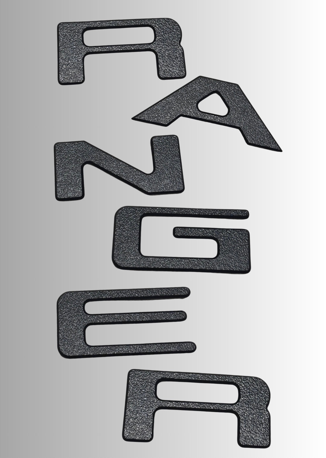 CUSTOM 3D "RANGER" TAIL GATE BADGES - FORD NEXT GEN T9