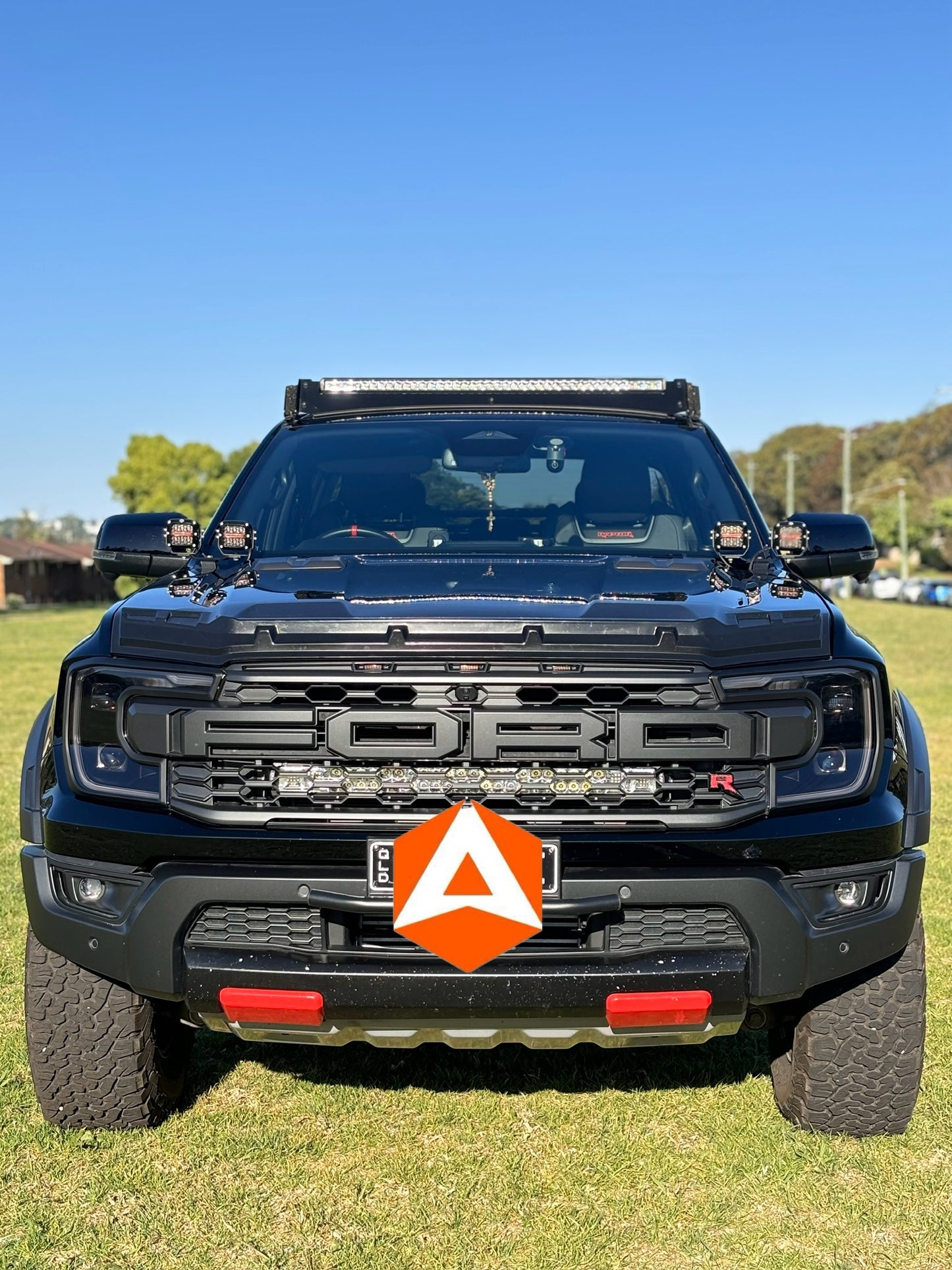 Headlight Trim Cover - Matte Black (2pcs)