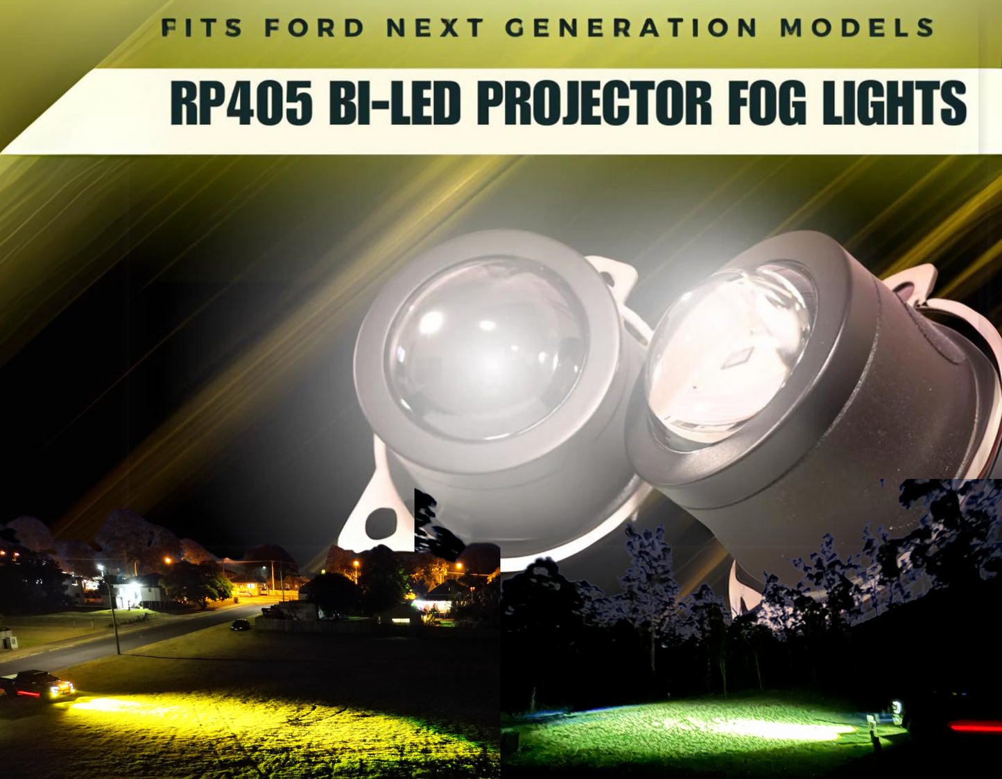 Ford Next-Gen - Bi-LED Projector Fog Lights Upgrade