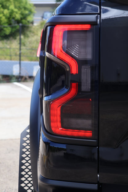 "Smoked" Headlight and Tail Light Trim Package - Ford Ranger Wildtrak and Raptor 2022-2025