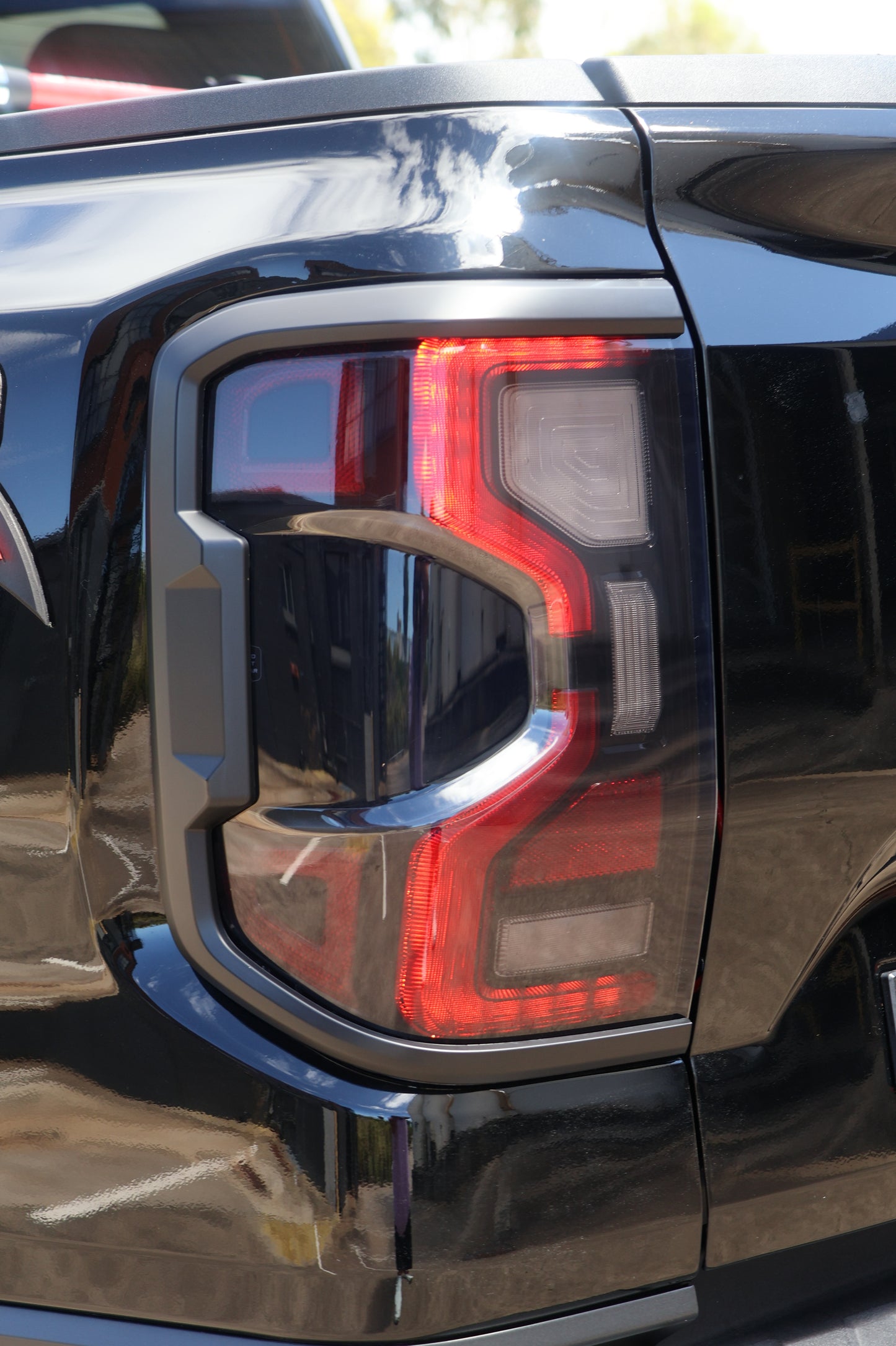 Matte Black Headlight & Tail Light Sleek Thin Trim for Ford Ranger Sport Wildtrak Everest and Raptor  (2022+)