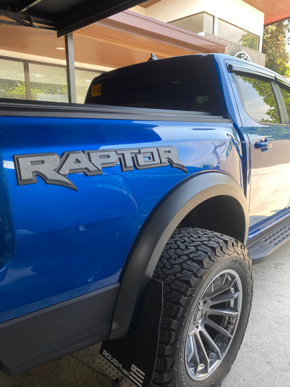 CUSTOM 3D "RAPTOR" SIDE TUB BADGES - FORD RANGER RAPTOR