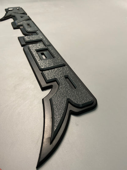 CUSTOM 3D "RAPTOR" SIDE TUB BADGES - FORD RANGER RAPTOR