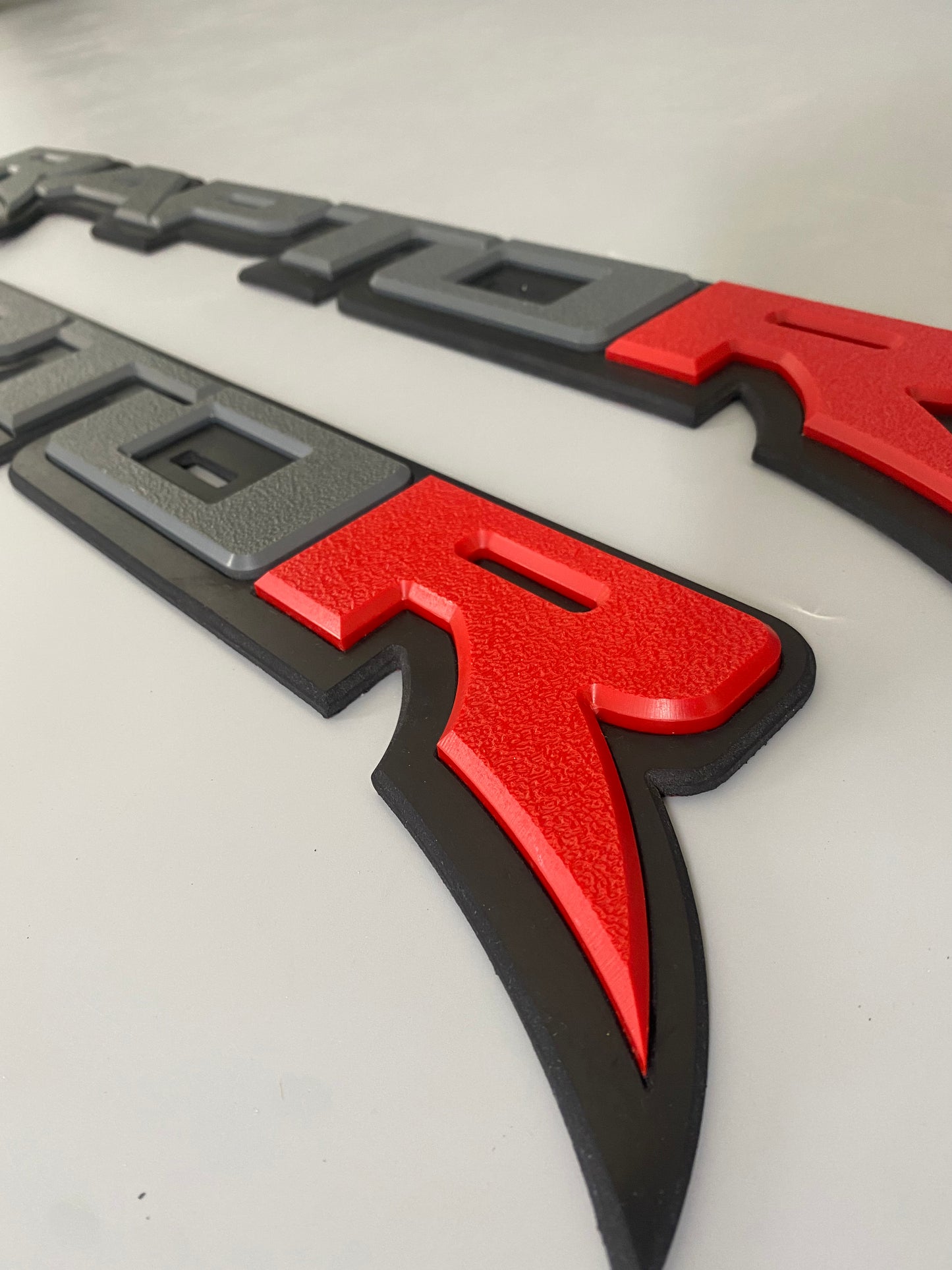 CUSTOM 3D "RAPTOR" SIDE TUB BADGES - FORD RANGER RAPTOR