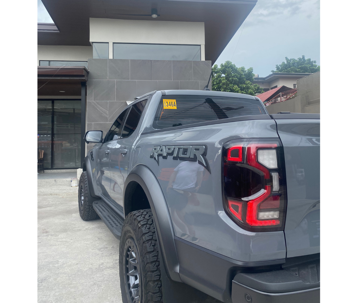 CUSTOM 3D "RAPTOR" SIDE TUB BADGES - FORD RANGER RAPTOR